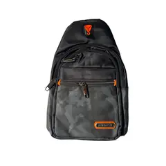 GENERICO - Morral cruzado riñonera con 3 cierrres diseño militar