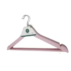 GENERICO - 3 ganchos colgadores perchas de ropa ROSADO