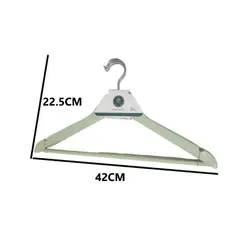 GENERICO - 3 ganchos colgadores perchas de ropa VERDE