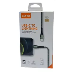 LDNIO - Cable USB-C a Lightning Para IPhone 14, 14 Pro, 14 Pro Max De 2mt