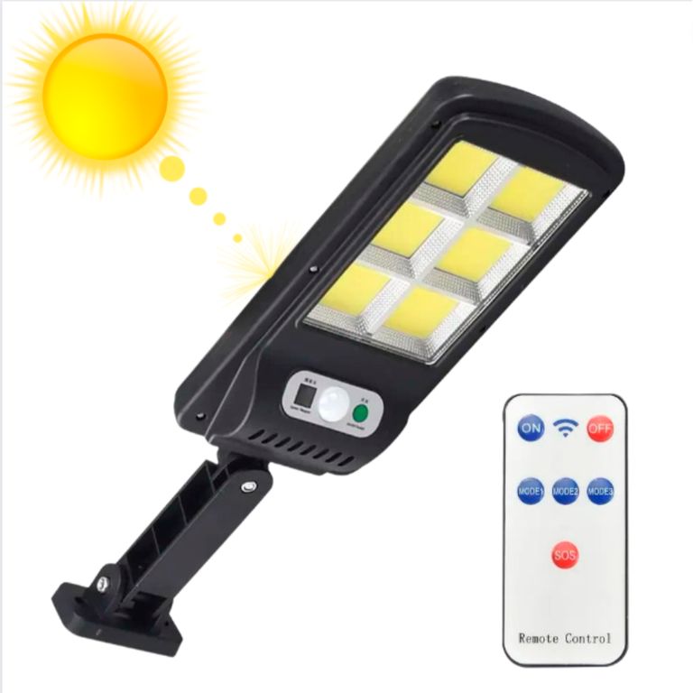 Lampara Solar Con Sensor De Oscuridad Y Movimiento