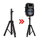 GENERICO - Soporte Tripode para Parlante Antideslizantes Ajustable De 180CM