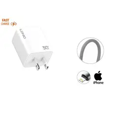 LDNIO - Cargador De 30w IPhone 11, 11 Pro, 11 Pro Max + Cable de 1mt