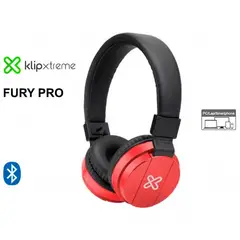 KLIP XTREME - Auricular Bluetooth Fury PRO KWH-001 Rojo