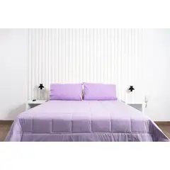 COBITEX HOME - Plumón lila hipoalergénico 1.5 plz cobitex 100% algodón.