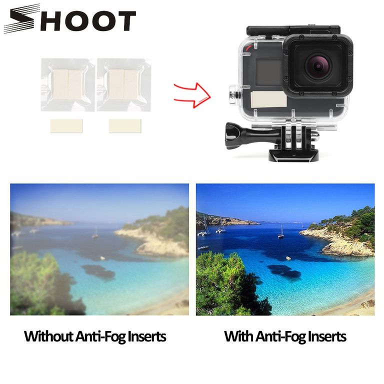 ANTIFOG ANTIEMPAÑO PARA CAMARAS DE ACCION 12 PCS