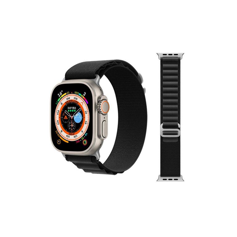 Correa Nylon Alpine - Negro 42mm 44mm 45mm 49mm