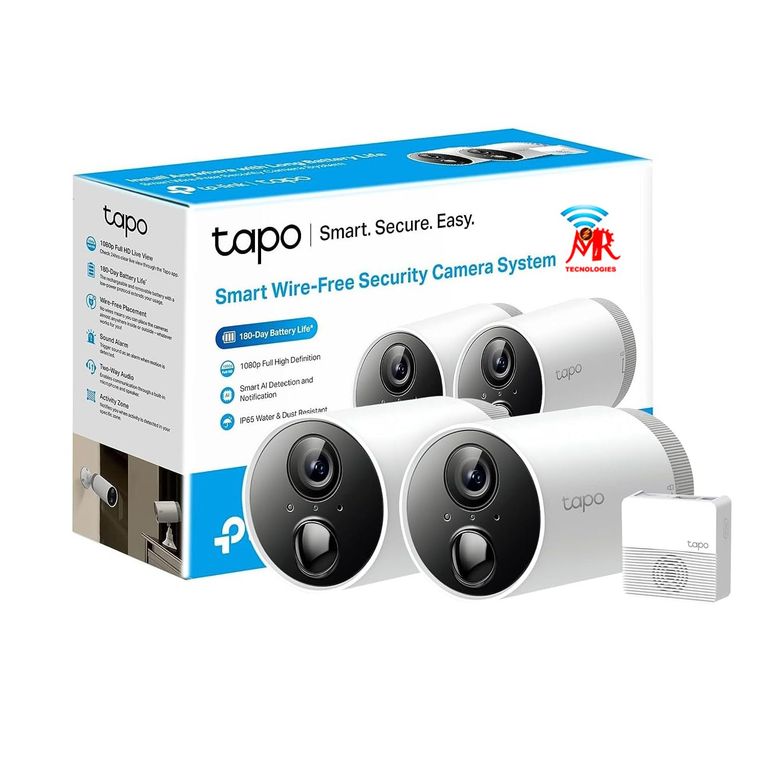 Tapo C400s2 Kit 2 Camaras 1080p Con Bateria +concentrador