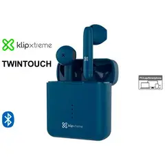 KLIP XTREME - Auricular Bluetooth TwinTouch KTE-010 Azul