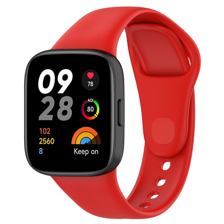 Correa Silicona para Redmi Watch 3 Classic - Rojo