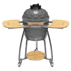 MR GRILL - Kamado 16″ Pulgadas Diamante Gris