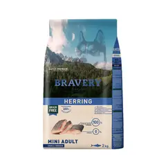 BRAVERY - Alimento Herring Mini Adulto Raza Pequeña 2Kg