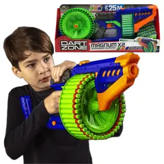 DART ZONE - Lanzador de Dardos Magnum Blaster Super Tambor