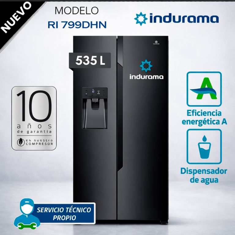 Refrigerador Side by Side No Frost de 535L con Dispensador - RI-799DHN