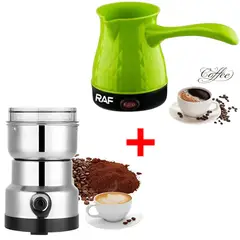 OEM - Combo 2 en 1 Cafetera Turca Y Molinillo de Granos de Café