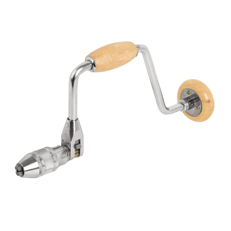 Berbiquí perforador manual 12 perilla de madera