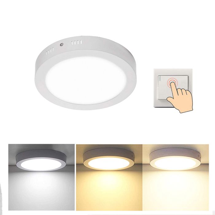 Panel Led Circular 15 cm 3 en 1 de 15 w