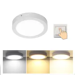 GENERICO - Panel Led Circular 15 cm 3 en 1 de 15 w