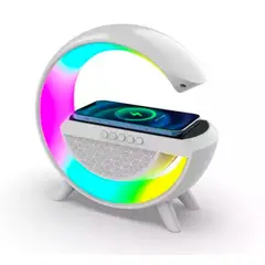 GENERICO - PARLANTE 3 EN 1 CON CARGADOR INALAMBRICO BLUETOOTH Y LUCES LED RGB
