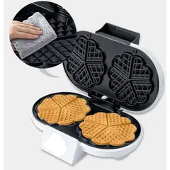 OEM - Maquina Horno Electrico para Hacer Wafles en Forma de Corazon Doble