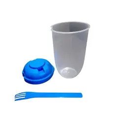 GENERICO - 2 PORTA ENSALADA CON CONTENEDOR PARA ALIÑO color varon