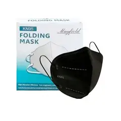 MAYFIELD - KN95 X 10 UNIDADES NEGRO MASCARILLA empaque individual