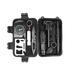 GENERICO - Estuche Supervivencia Caja Herramientas Camping Emergencia