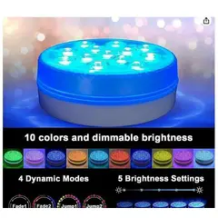 GENERICO - Luces Grande sumergible para piscina con control remoto calidad