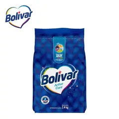 BOLIVAR - Detergente en polvo 2.4 kilos floral Active Care