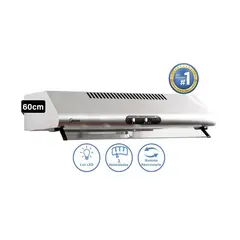 MIDEA - Campana Extractora 3 Vel. MJUD24S6AS 60cm