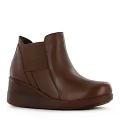 ECCO - Botin Mujer Winona05 Khaki Cuero Natural