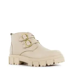 ECCO - Botin Mujer Cleo01 Nude Cuero Natural