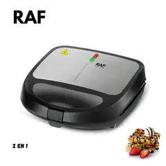 GENERICO - Maquina Para Hornear Donas Y Waffles 2 En 1 Raf 850watts