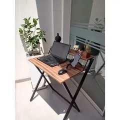 GENERICO - Escritorio plegable - color nogal