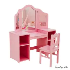 DIBA MUEBLES - Tocador Infantil Analu Rosado -