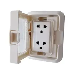 OPALUX - Tomacorriente Idrobox Dado Toma Doble BMWP138TRWH