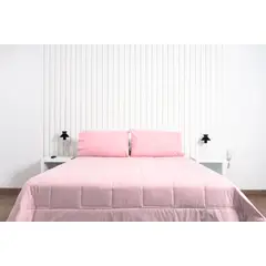 COBITEX HOME - Plumón rosado hipoalergénico 2 plz cobitex 100 algodón.