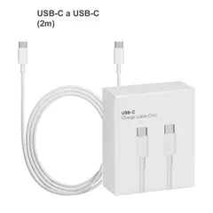 GENERICO - Cable USB-C a USB-C Para MacBook iPad De 2mt