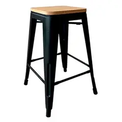 ZIYAZ - Banco Vintage Wood Asiento Nat H77