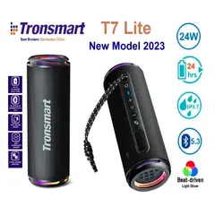 TRONSMART - PARLANTE BLUETOOTH LED RGB PORTATIL NEGRO INALAMBRICO