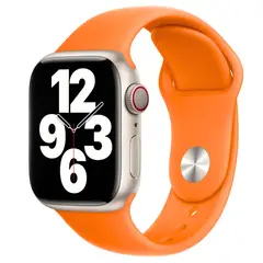 OEM - Correa de Silicona para Apple Watch Color Naranja para 44-45-46-49mm