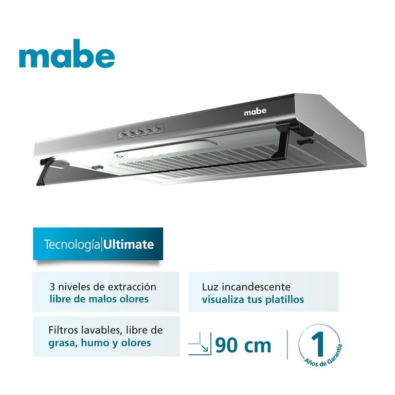 Campana Extractora Utilitaria 90cm Inox CMU9020PI0