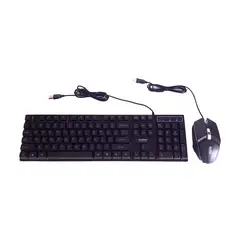 EWTTO - Kit Gamer RGB Teclado y Mouse Led Arcoiris