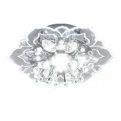 HOME NEAT - Lámparas de Techo LED de Cristal Moderno Forma de Flor