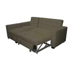 BARAKA HOME - Sofá Cama Multifuncional Kavala 3 Cuerpos - Beige Oscuro