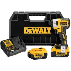 DEWALT - Kit Atornillador de Impacto 14 20V XR Brushless DCF887M2