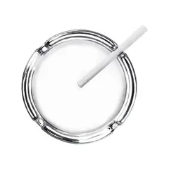 HYGGE - Cenicero de Vidrio Cristal Redondo