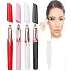 GENERICO - Depilacion Recargable de Vello Facial Cejas en COLOR ROJO