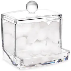 MINARI - Organizador Acrílico Dispensador de Algodón Desmaquillantes A170