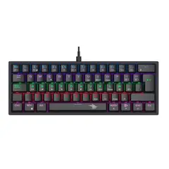 VIFROZT - Teclado Mecánico Gamer Berserker Negro Outemu Rojo